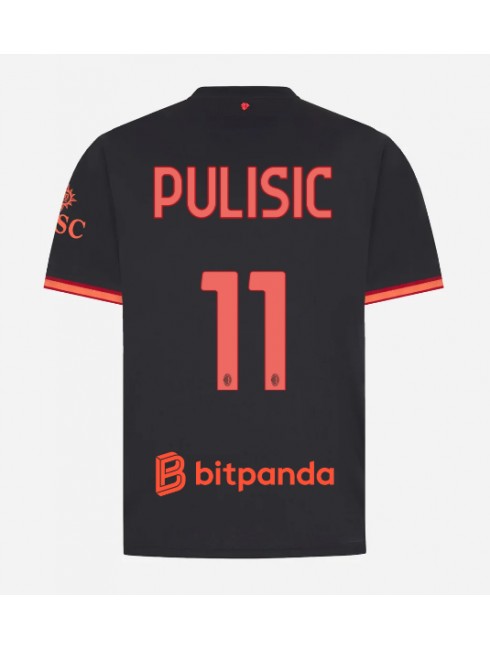 AC Milan Christian Pulisic #11 Ausweichtrikot 2026-27 Kurzarm AC Milan Christian Pulisic #11 Ausweichtrikot 2026-27 Kurzarm